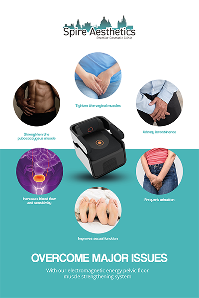 Image of EMS chair to treat Urine leakage Princes Risborough from Spire Aesthetics